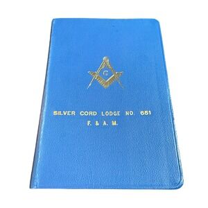 Vintage Masonic 1957 Holy Bible Holman Temple Illustrated Edition Lodge 651